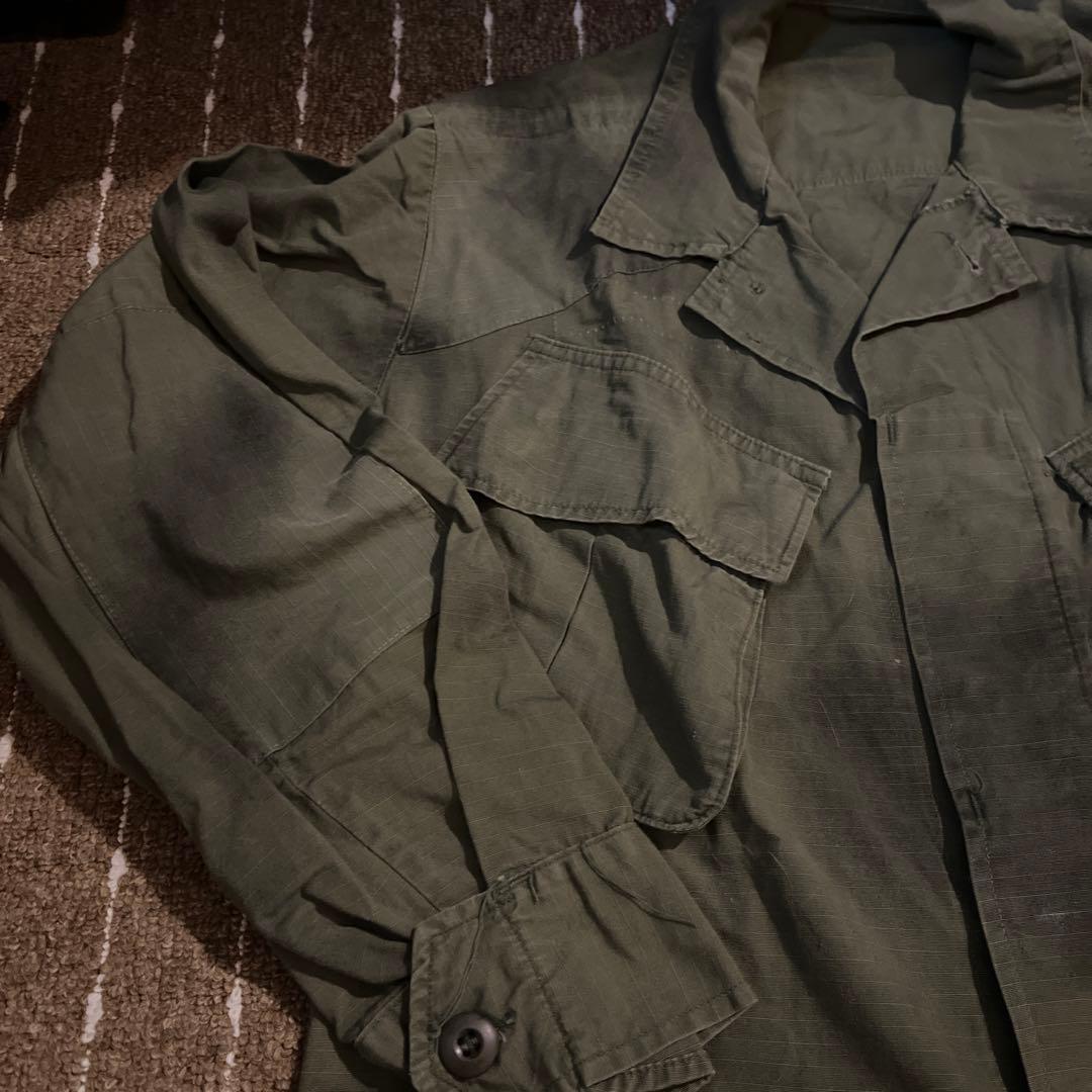 60S ベトナム戦　実物　SOG スプレー迷彩　ジャングルファティーグ　特殊部隊