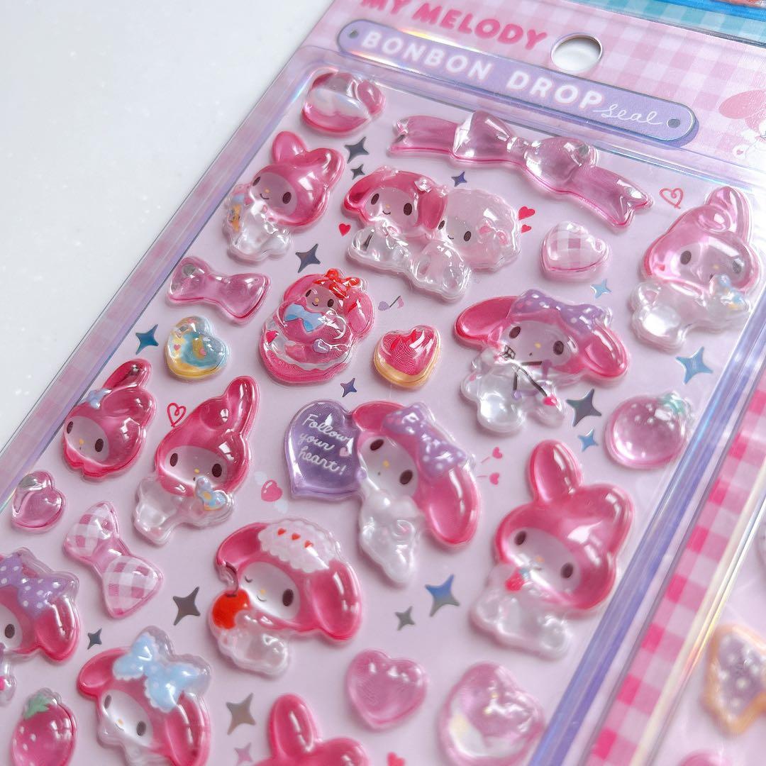 【タイムセール】正規品 ボンボンドロップシール サンリオ 第2弾 全8種セット