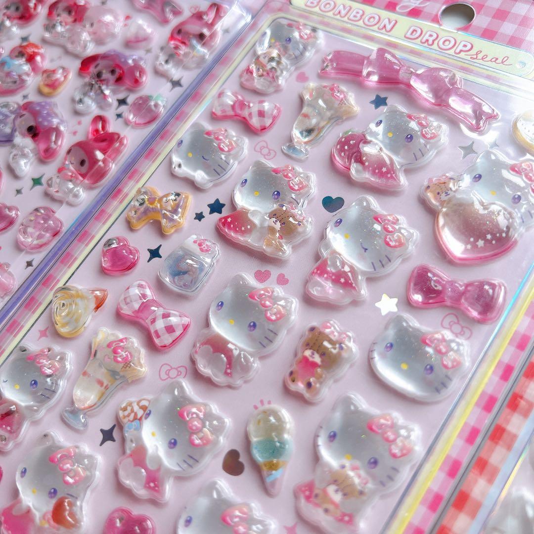 【タイムセール】正規品 ボンボンドロップシール サンリオ 第2弾 全8種セット
