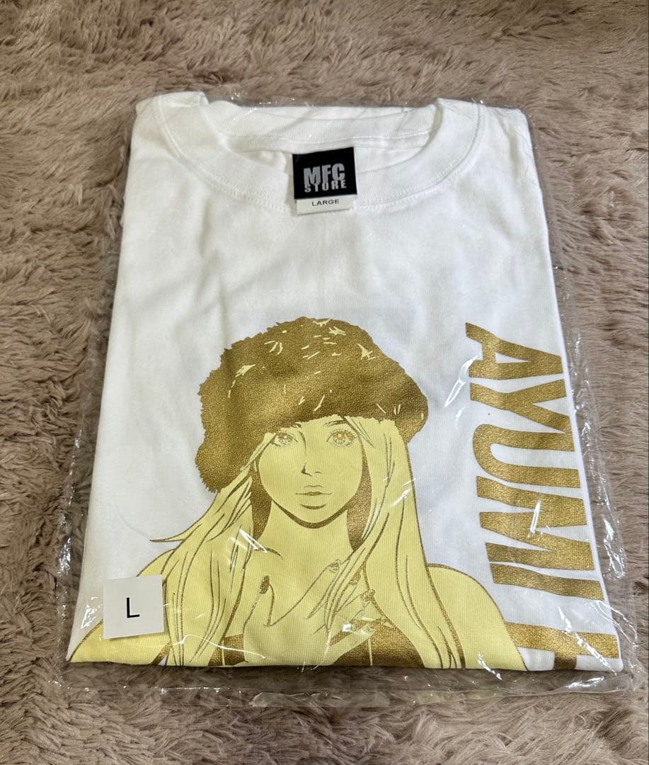 【新品未使用】浜崎あゆみMFCコラボTシャツ北京限定（白）ペンライト付き