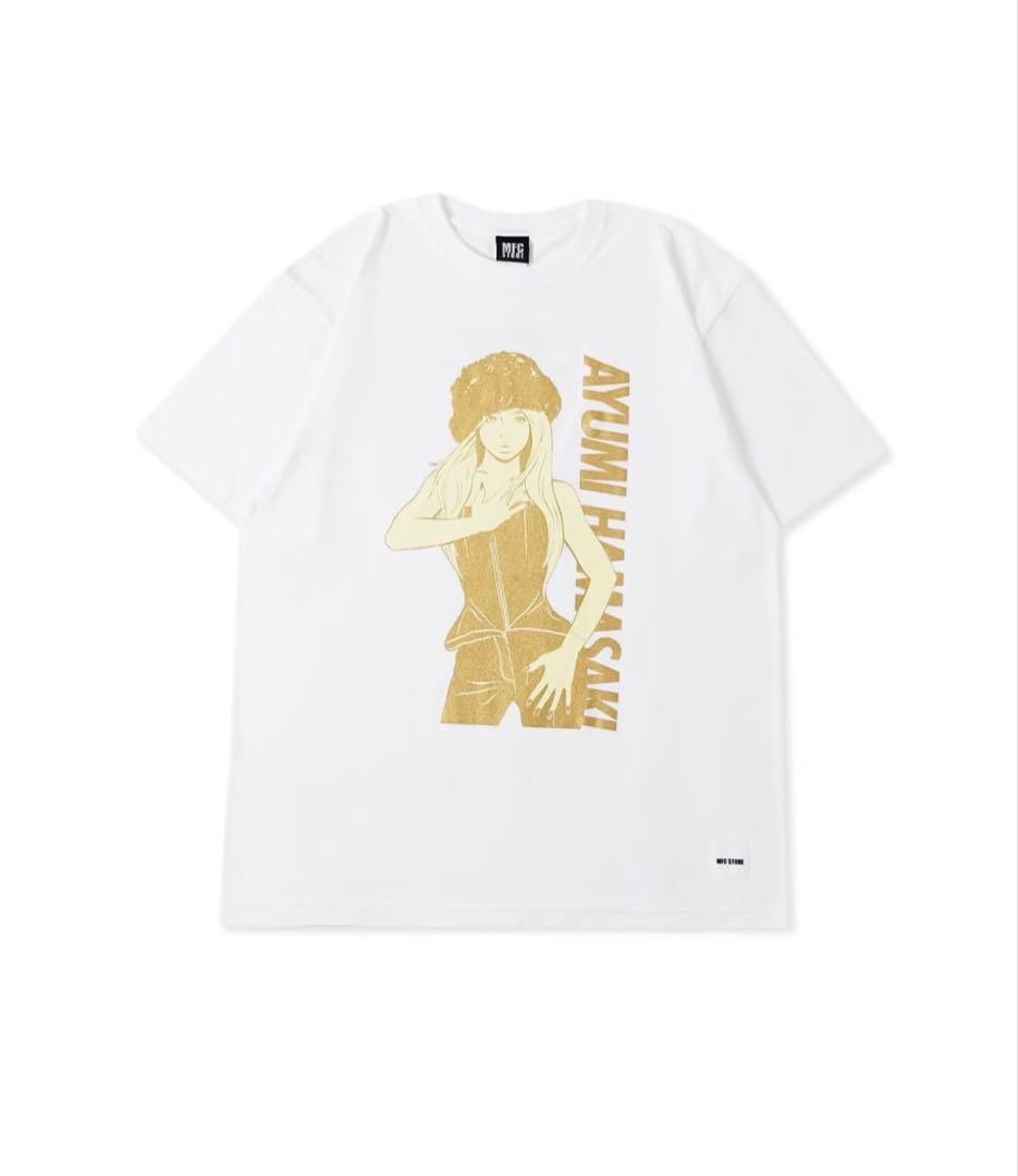 【新品未使用】浜崎あゆみMFCコラボTシャツ北京限定（白）ペンライト付き