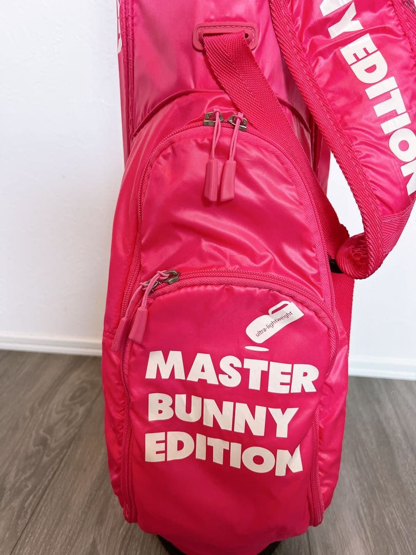 MASTER BUNNY EDITION キャディバッグ ピンク