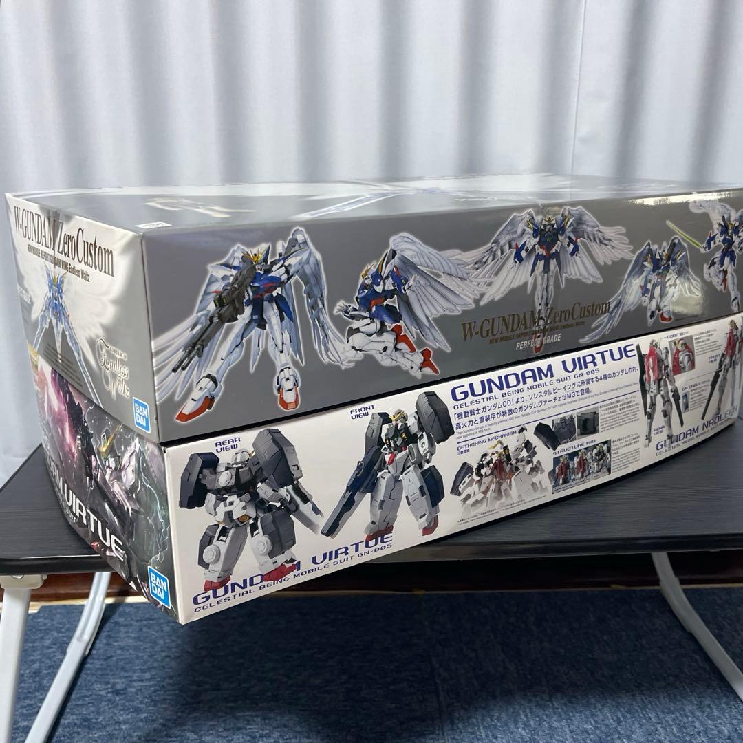 PG 1/60 ウイングガンダムゼロカスタムMG 1/100 ガンダムヴァーチェ