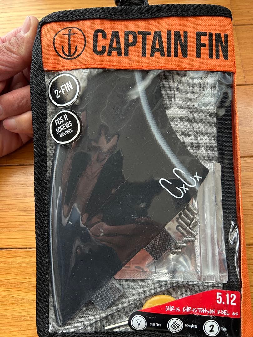 新品未使用CAPTAIN FIN CCキールフィン クリステンソン ネジ&キー付