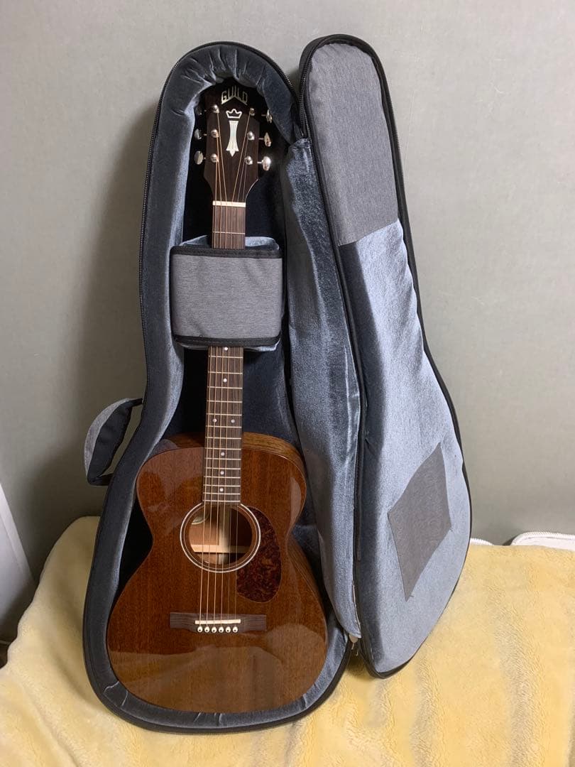 GUILD M-120 オール単板・マホガニー アコギ 底面にクリア浮きあり