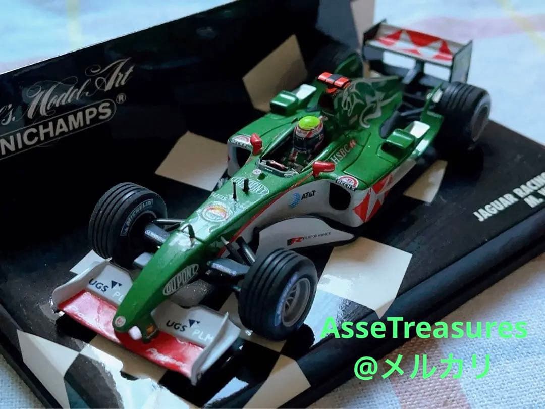 ミニチャンプス 1/43 ジャガー・R5・コスワース マーク・ウェバー 2004