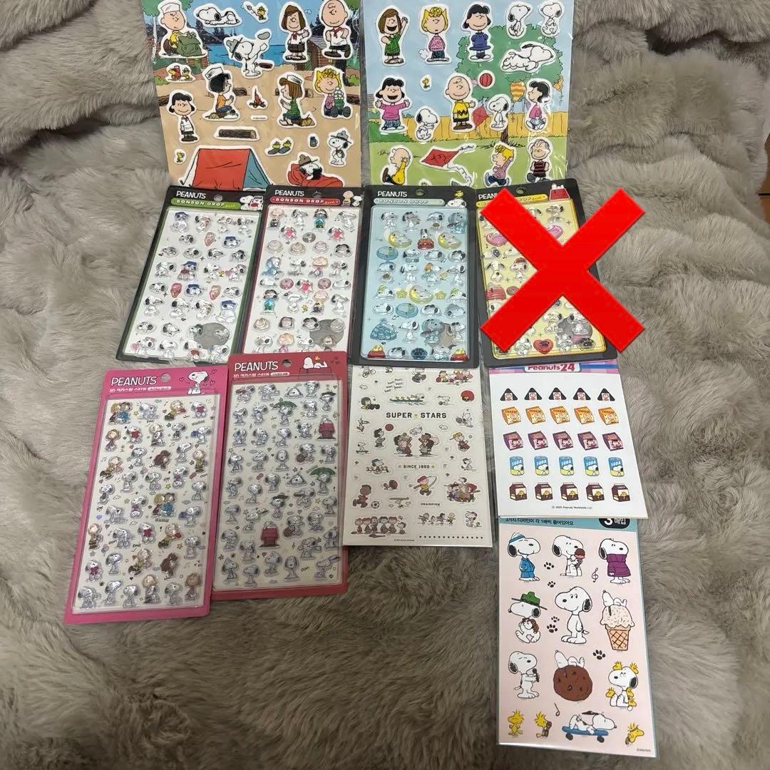 PEANUTS スヌーピーキャラクターシールセット　18シート