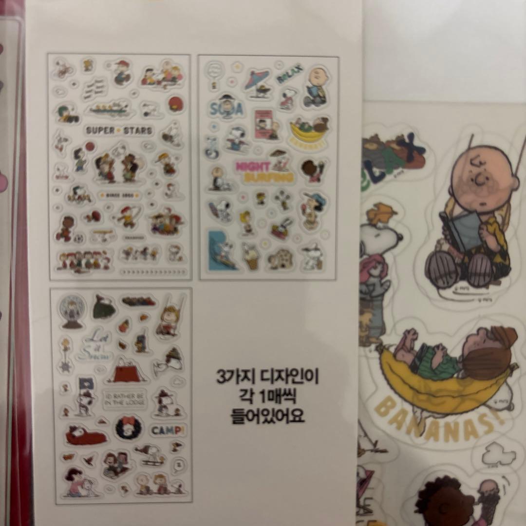 PEANUTS スヌーピーキャラクターシールセット　18シート