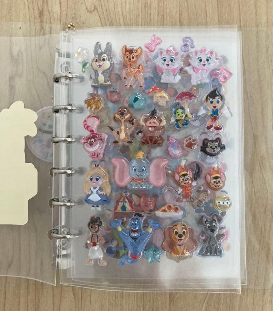 シール帳　完成品　ディズニー　ボンボンドロップシール　うるちゅるシール　正規品