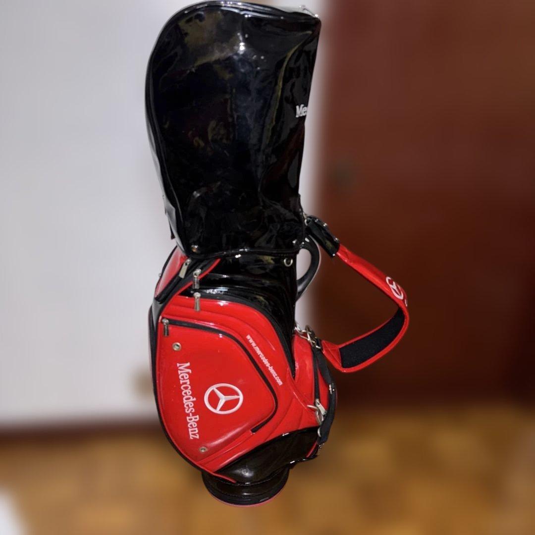 メルセデス・ベンツ キャディバッグ 赤/黒