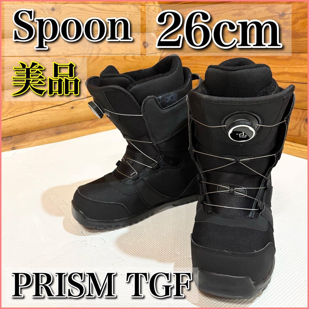 【美品】SPOON スプーン PRISM TGF スノーボードブーツ BOA