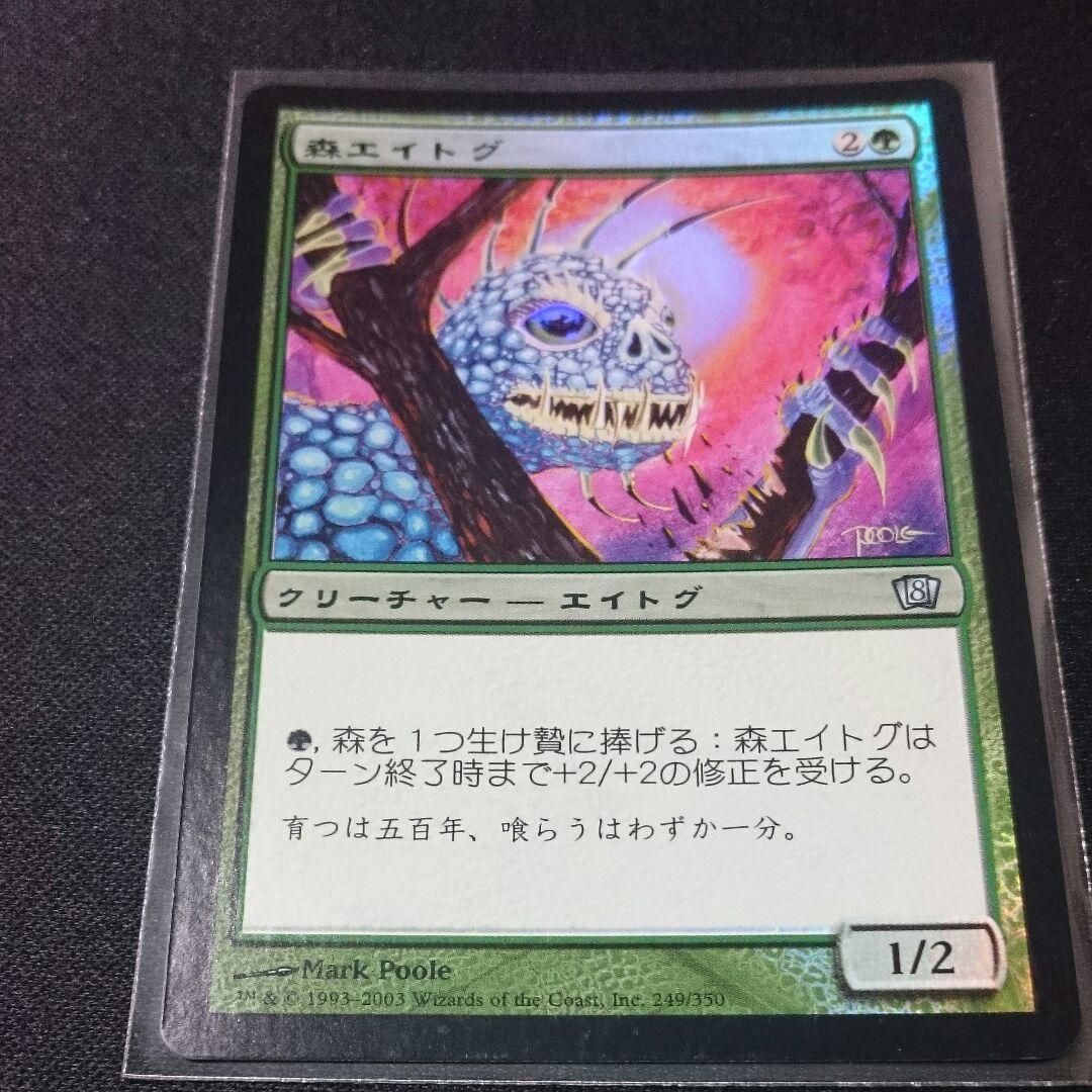 MTG 日本語 foil 森エイトグ 8版