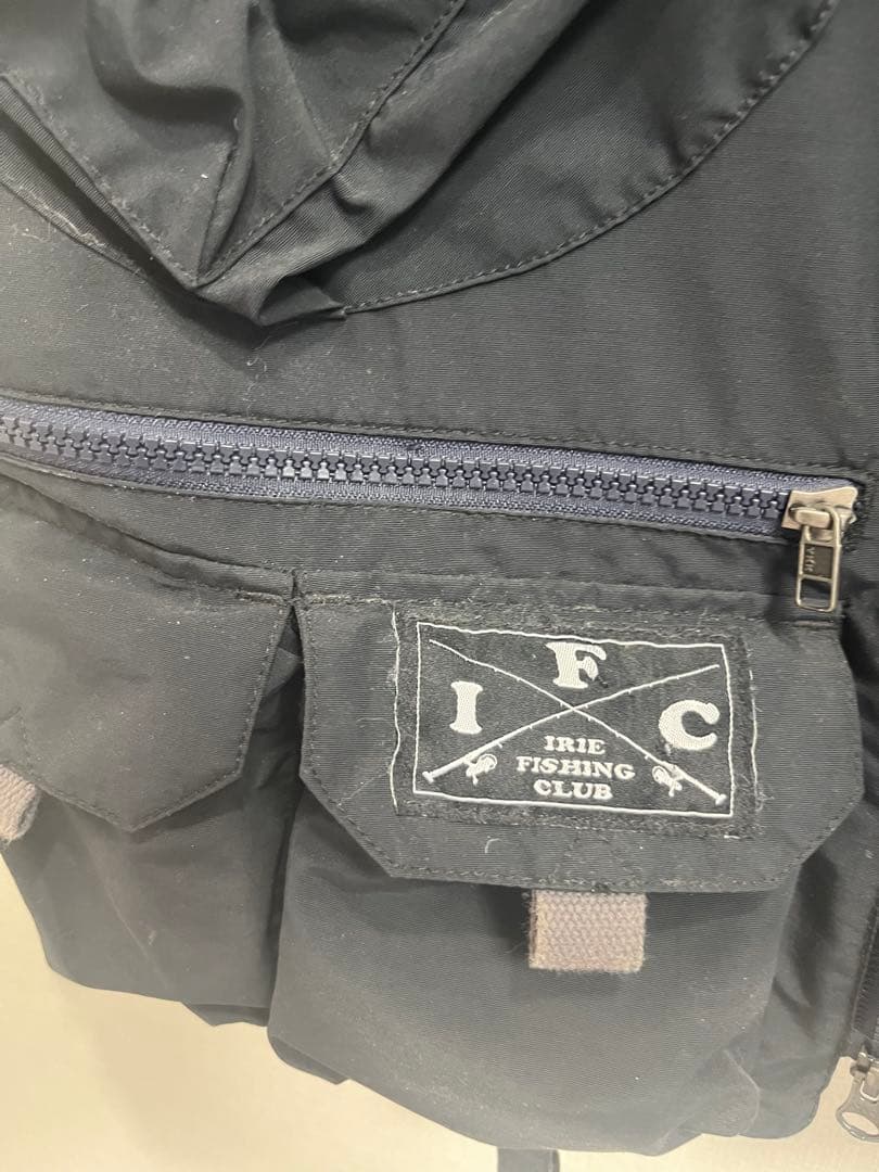 Irie Fishing Club フィッシングベスト 黒