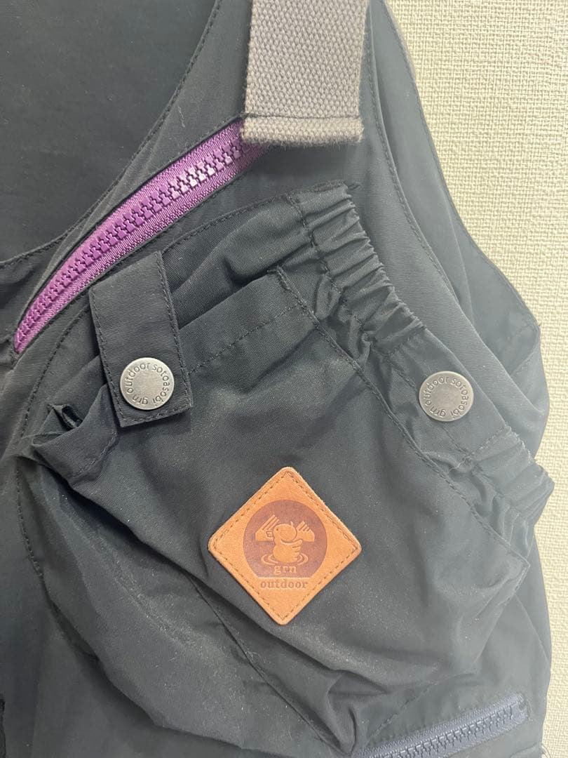 Irie Fishing Club フィッシングベスト 黒