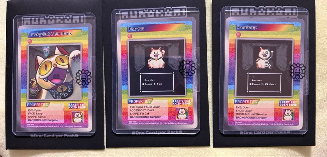 村上隆プロモ 6枚セット Cat Coin Zombie トレカ