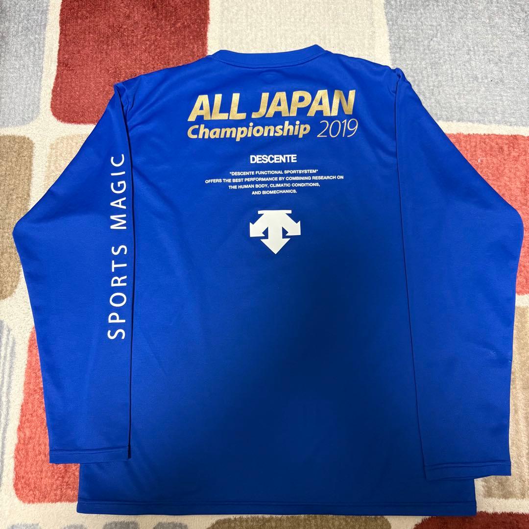 【美品】ALLJAPAN 国体 デサント ロンT Oサイズ