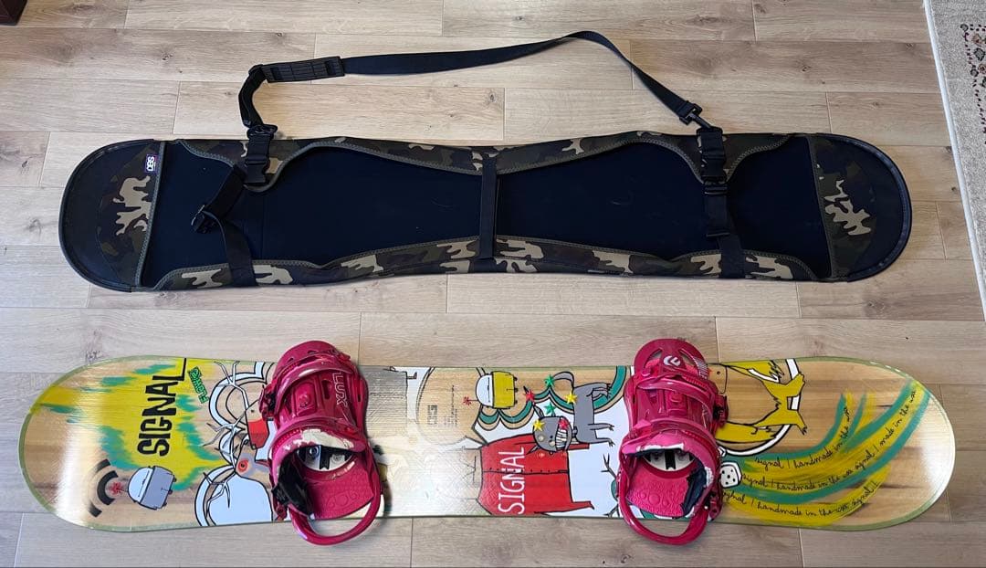 SIGNAL スノーボード バインディング付き　151cm