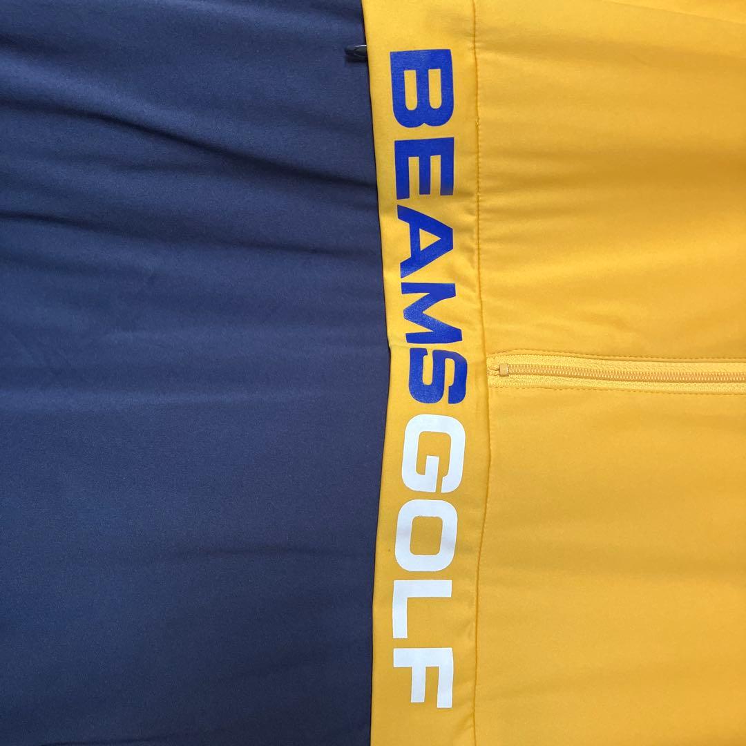 BEAMS GOLF ジャンパー Lサイズ イエロー/ネイビー