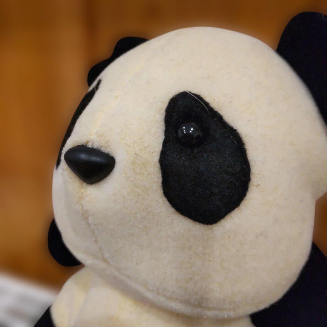 ムニュムニュ　パンダ　昭和レトロ　タグ付き　おふろもいっしょ