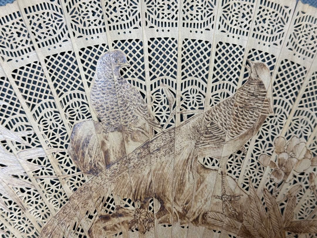 扇子　白檀扇子　和装小物　茶道　お茶会　お茶席　歌舞伎