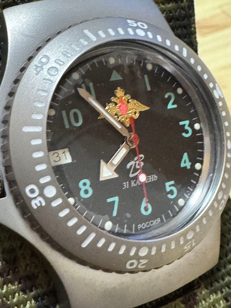 ロシア陸軍、腕時計、ボストーク、手巻き仕様、実物、未使用品