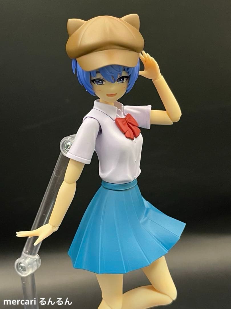 創彩少女庭園　虹村 映美　綾波レイカラーver＋モトコンポNERV塗装完成品