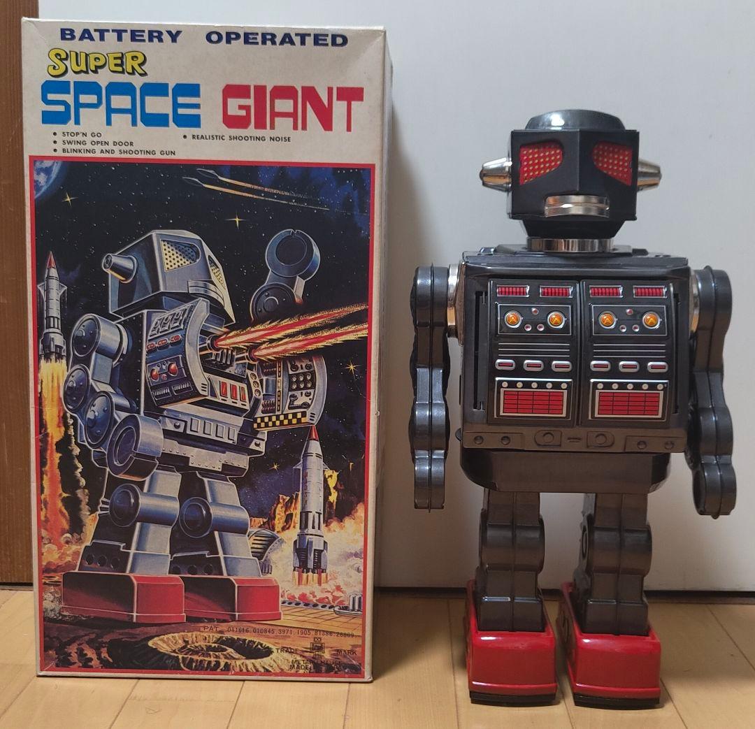 メタルハウス　スーパースペースジャイアント　ブリキ　ロボット