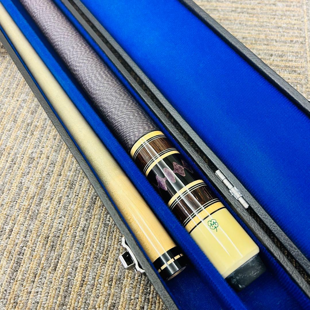 McDermott マクダーモット ビリヤードキュー USA製 ウッドインレイ