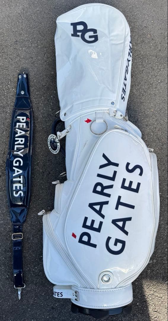 PEARLY GATES 30周年記念キャディバッグ ホワイト特典付き