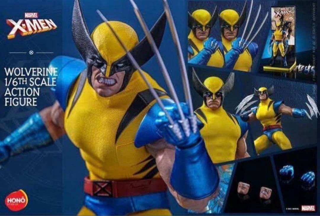 最安値　炎スタジオ　マーベル コミック　xmen ウルヴァリン　ホットトイズ