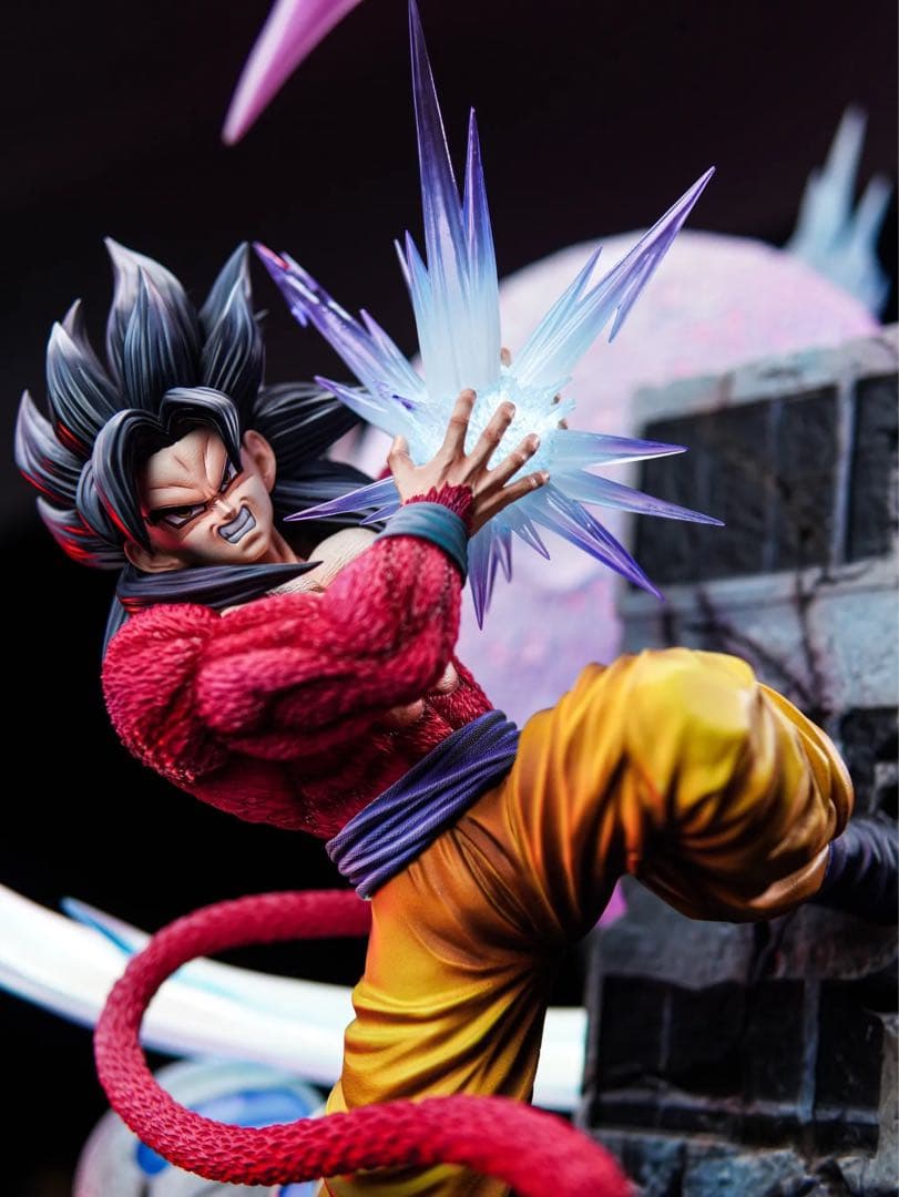 ドラゴンボールGT　孫悟空スーパーサイヤ人4　ガレージキット　フィギュア　完成品