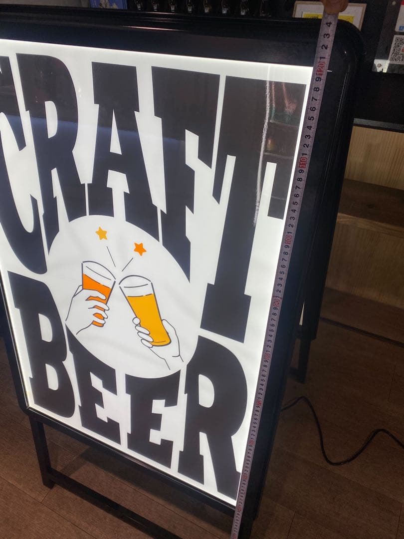 クラフトビール　A看板 防水　両面　LED高輝度　A1