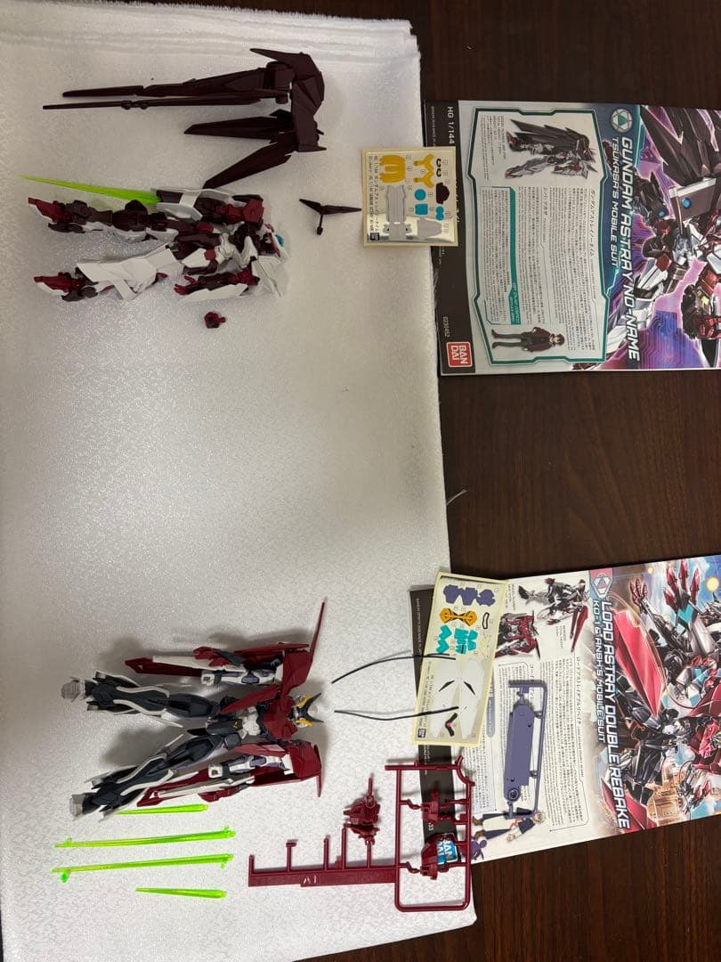 HGガンプラ組み立て済みまとめ売り　ビルドシリーズABまとめ　アシカガ