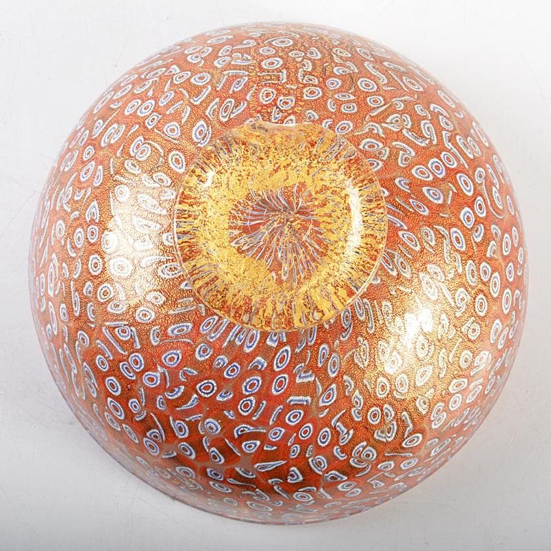 茶道具　ガラス工芸　金彩　茶碗　鉢　V　R5835