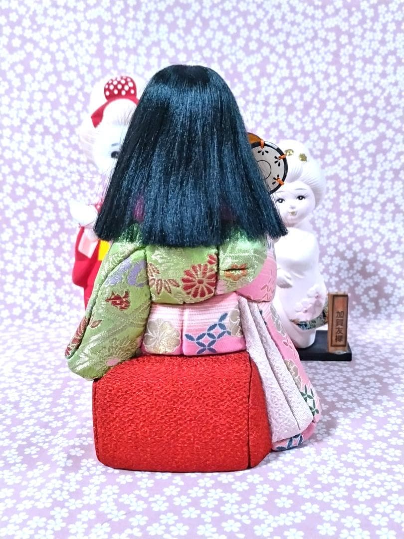 博多人形・木目込み人形・土鈴 まとめ売り 4点 日本伝統工芸 置物