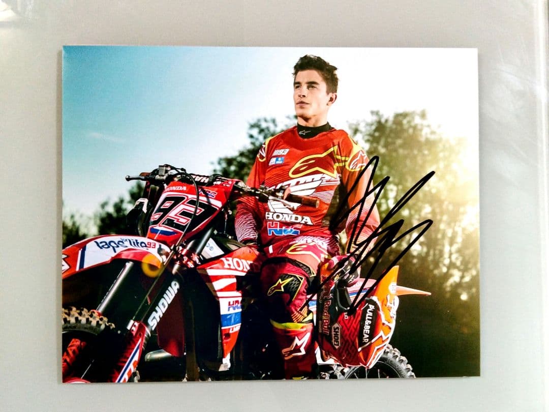 セール中…マルク・マルケス直筆サイン入り超大型写真…Marc Mrquez…