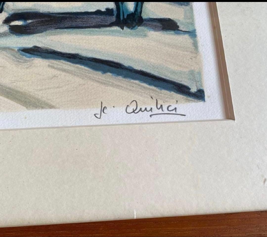 【証明書付き】ジャン•キリチ　「地中海の村」限定リトグラフ