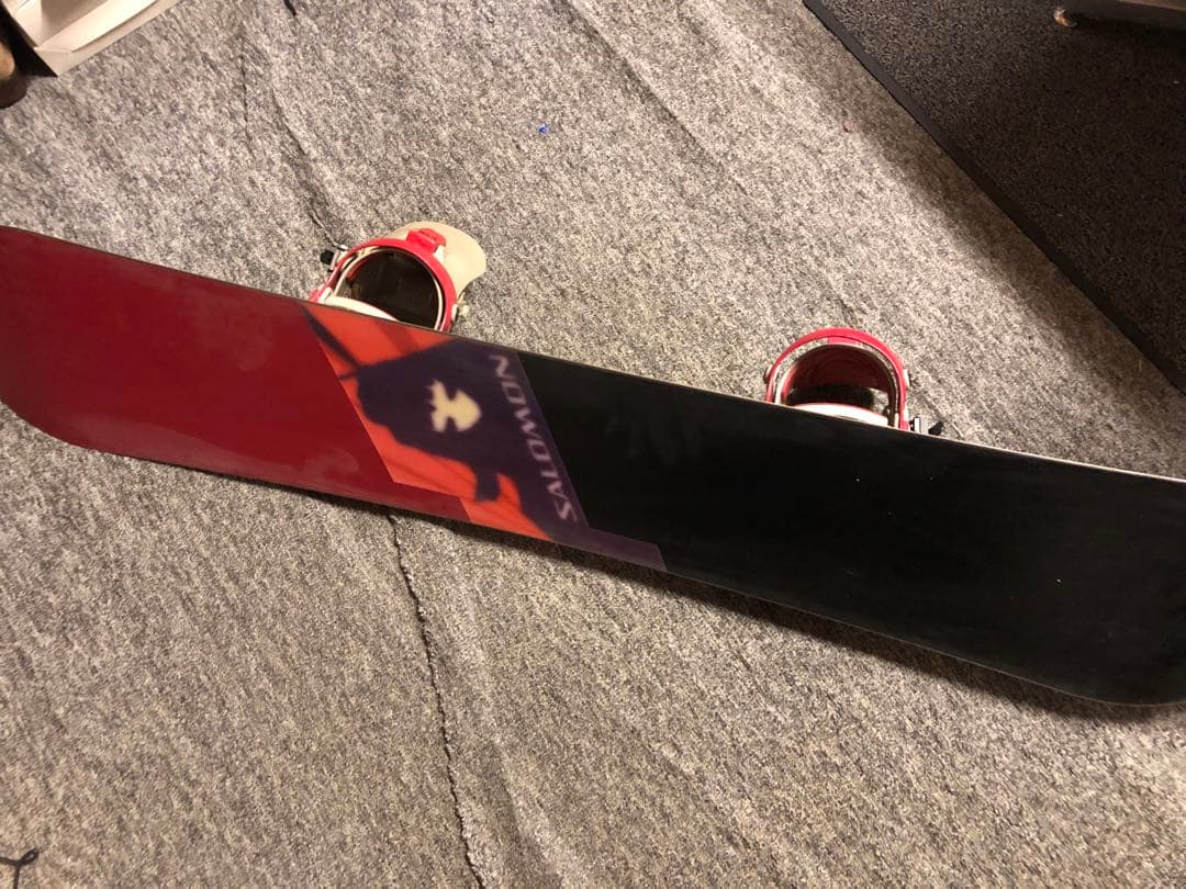 FLUX バインSalomonスノーボード 148cm 2点セット