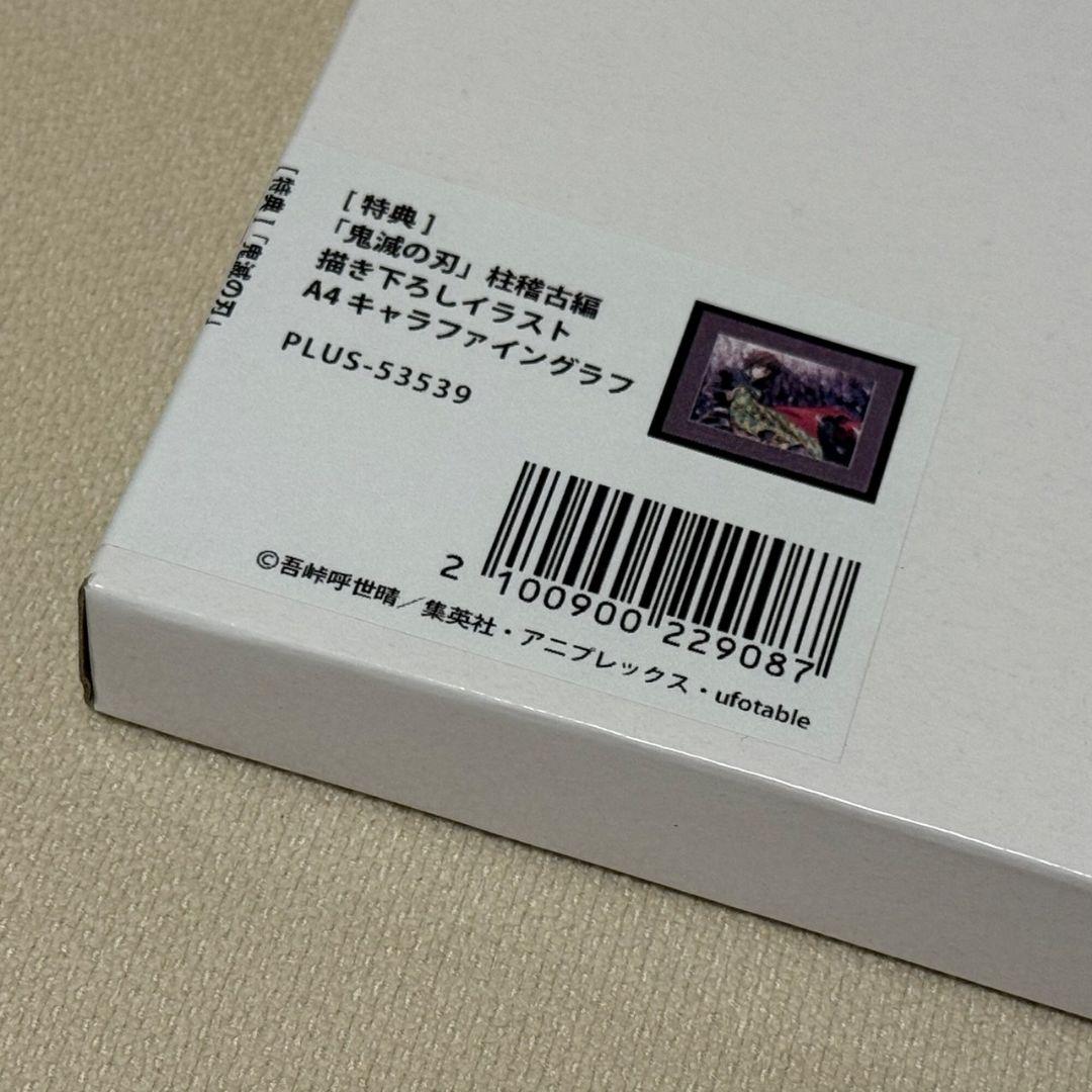 鬼滅の刃 柱稽古編 描き下ろしイラストA4キャラファイングラフ（冨岡義勇）
