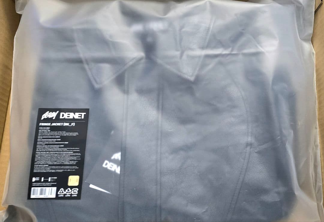 GGUM ×DEINET FRINGE JACKET（BK_F） 特典トレカ付き