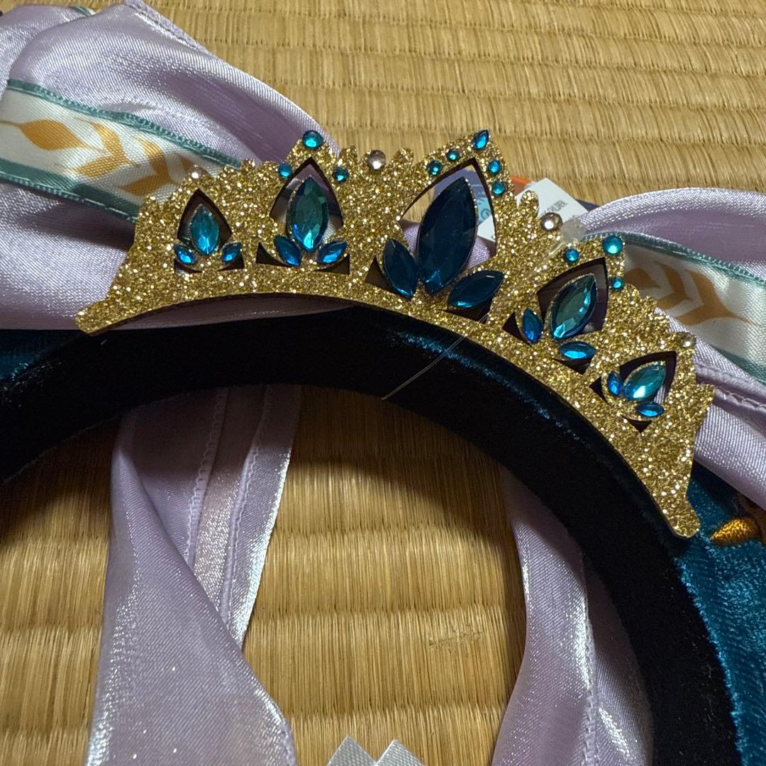 香港ディズニー　アナ雪　カチューシャ