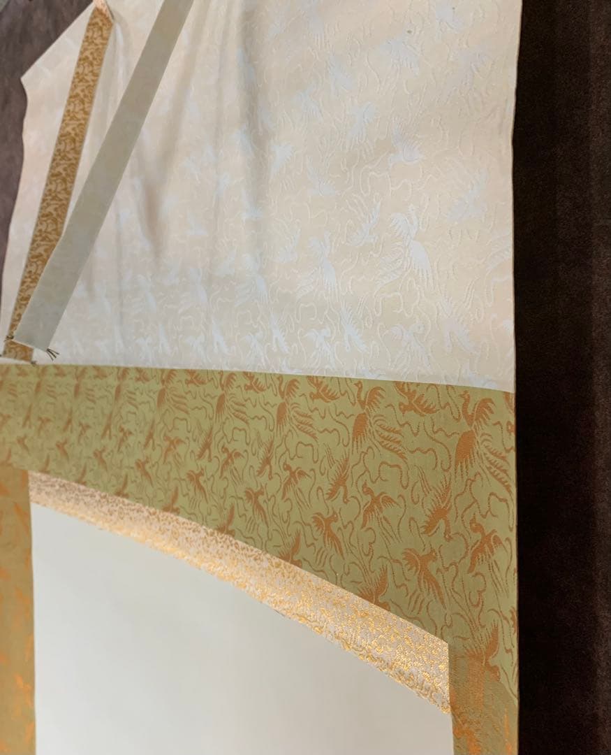 【珍品】掛軸 三国志 劉備玄徳 関羽 張飛 中国武将人物画 武将 天明