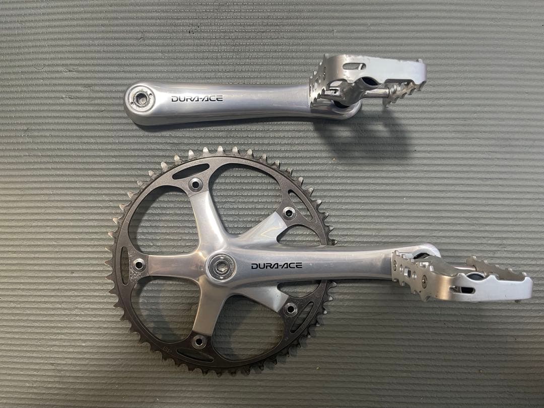 美品　デュラエース　fc-7710 競輪　ピスト　クランク　167.5mm
