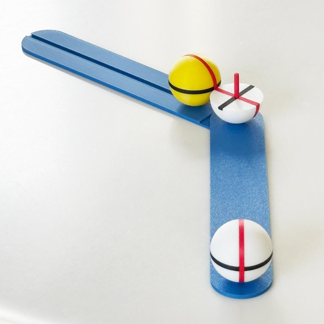 自宅で厚みのイメージトレーニングができる　イメージボール　パイプイメージ　接点