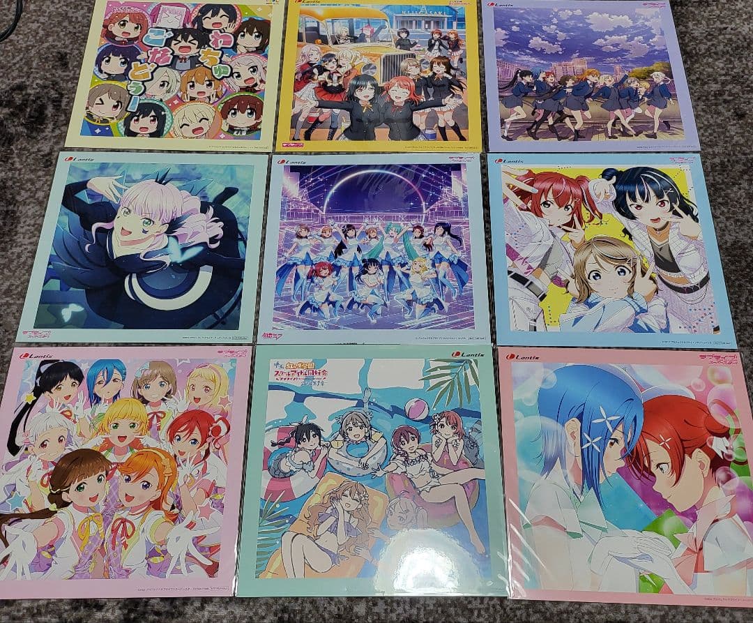 ラブライブ　メガジャケット　77枚セット　Aqours 虹ヶ咲Liella蓮ノ空