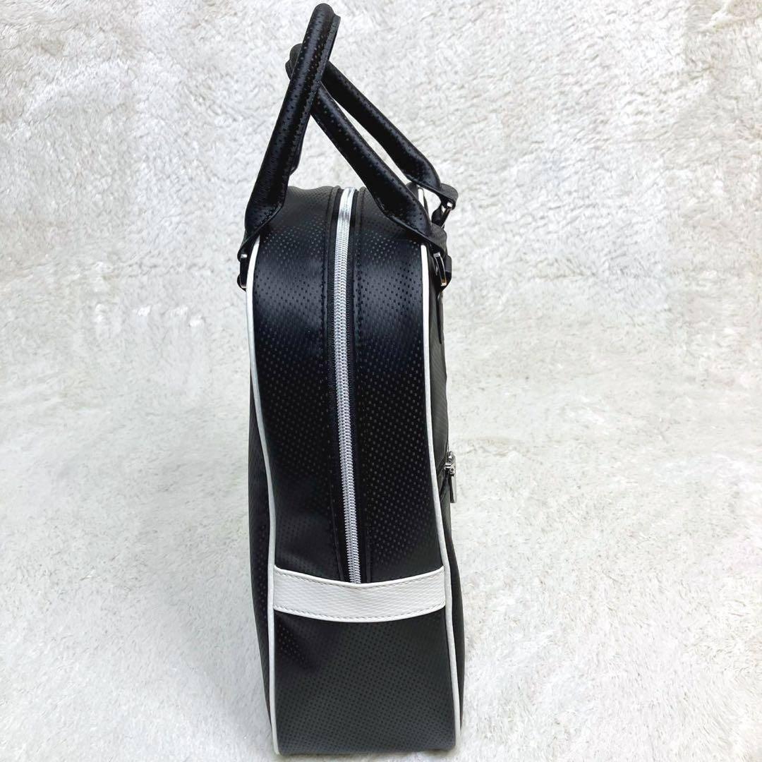 M・U SPORTS 2025年秋冬新作 立体サガラ刺繍シューズバッグ 黒