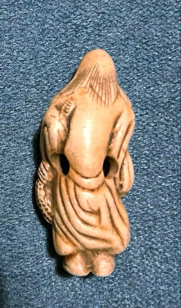 超希少品‼︎ 江戸レトロ　昭和レトロ　置物　仙人根付　縁起物　骨董品