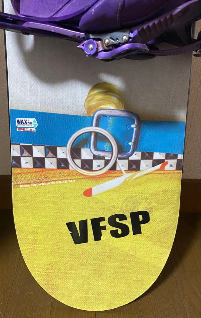 moss スノーボード ビンディング付き