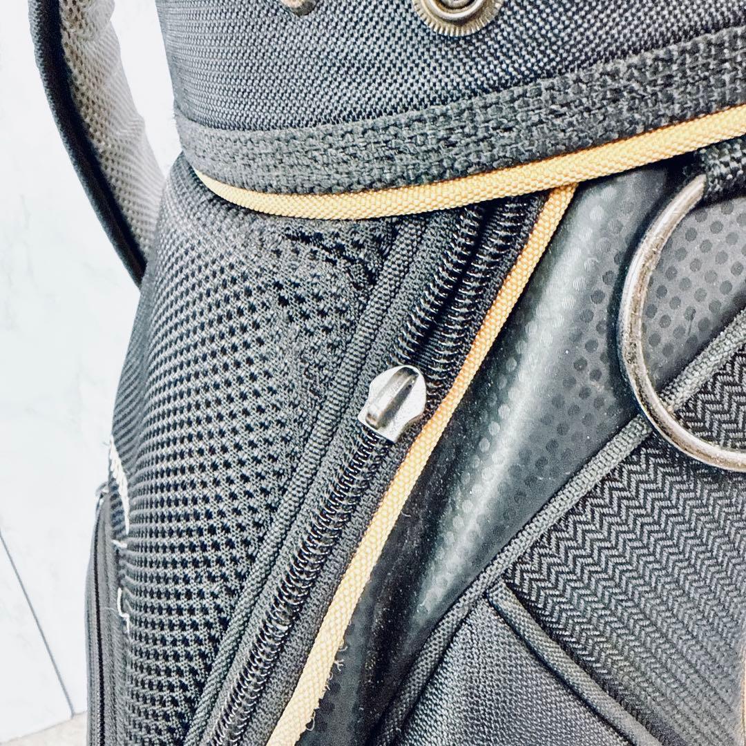 NIKE GOLF キャディバッグ 9インチ ゴルフバッグ 黒 軽量 ブラック