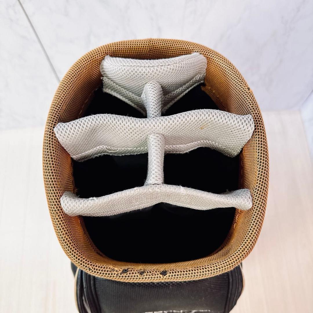 NIKE GOLF キャディバッグ 9インチ ゴルフバッグ 黒 軽量 ブラック
